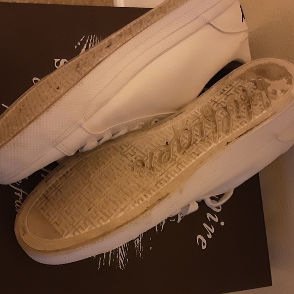 Tommy Hilfiger Shoes White  Alune Lace Up Size 8 EUC - Picture 11 of 12